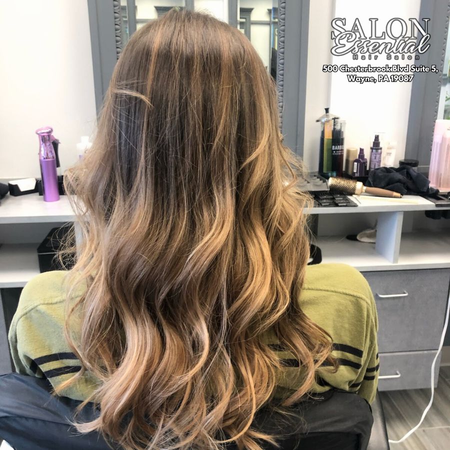 haircut, hairstyling, and hair coloring at Salon Essential Hair & Skin 